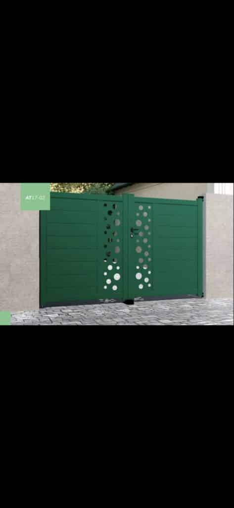 Vente de portail aluminium design à Yvetot
