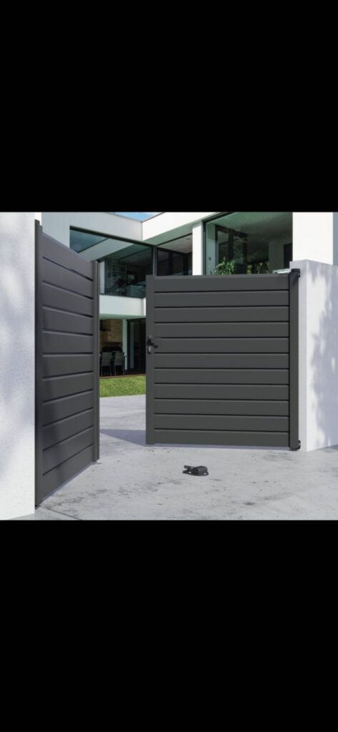 Vente de portail alu anthracite à Rouen