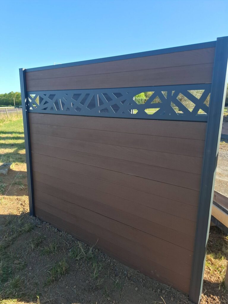 Vente de clôture composite design à Mondeville